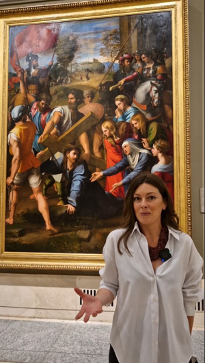 Weekly sessions in English: "Christ falls on the Way to Calvary" (1515-1516), by Raphael and his workshop