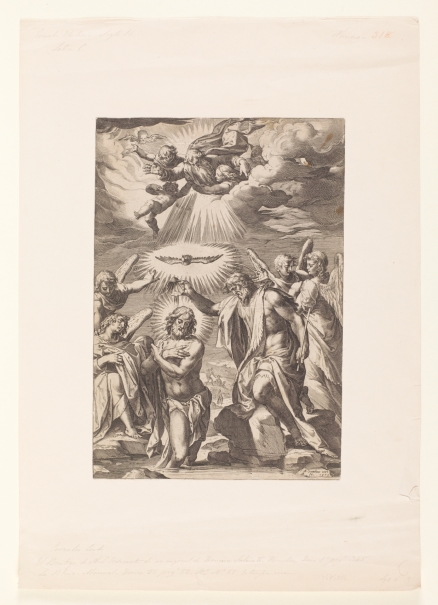 Imagen de la obra: "El Bautismo de Cristo"