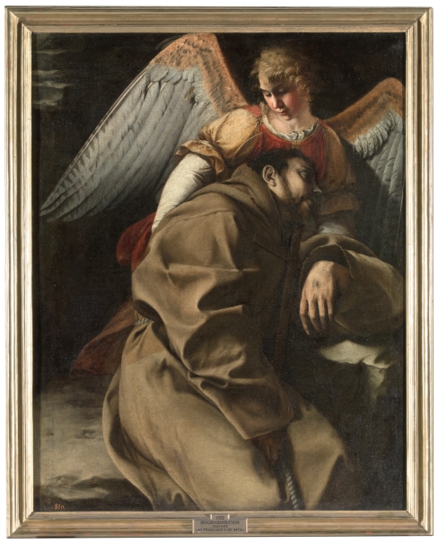 Saint Francis supported by an Angel - The Collection - Museo