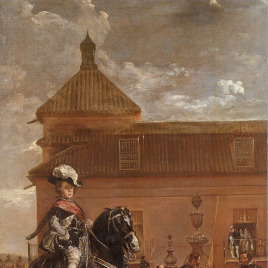 Invitación para la inauguración de la exposición "El Palacio del Rey Planeta. Felipe IV y el Buen Retiro"
