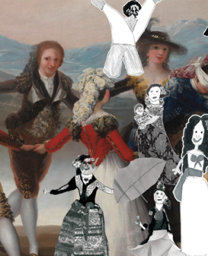 Goya: pintura con hilos