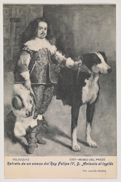 Imagen de la obra: "Enano con un perro"