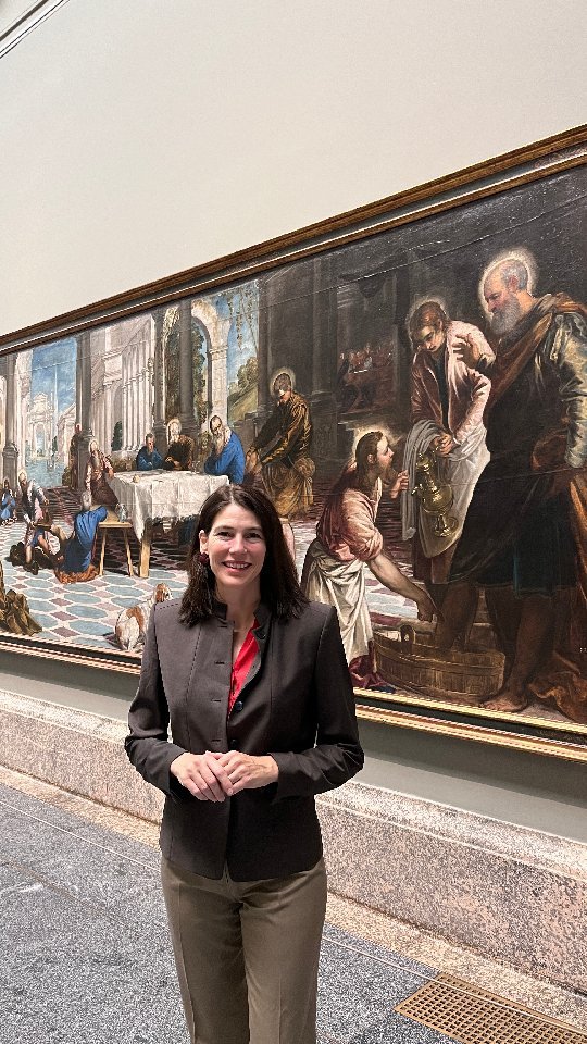 Weekly sessions in English: Discover "The Washing of the Feet", by Tintoretto