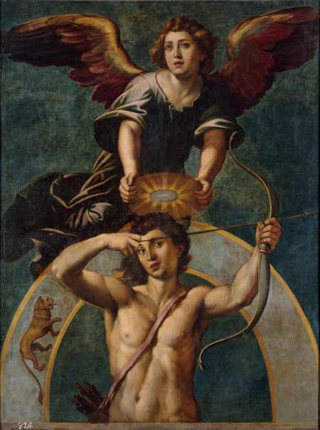 Imagen de la obra: "El Sol. Apolo con el signo de Leo"