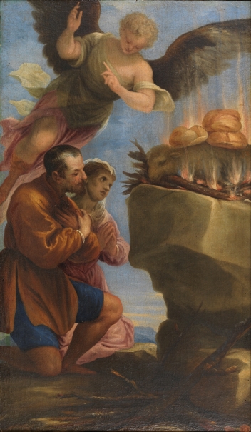 Imagen de la obra: "Sacrificio de los panes y el cordero"