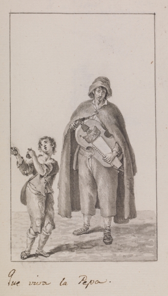 Ciego que toca la sinfonía y su lazarillo, de Madrid Colección