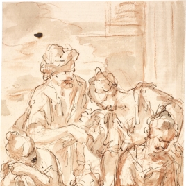 Aquiles entre las hijas de Licomedes
