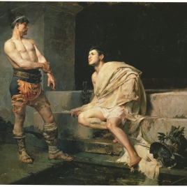 Gladiadores después del combate