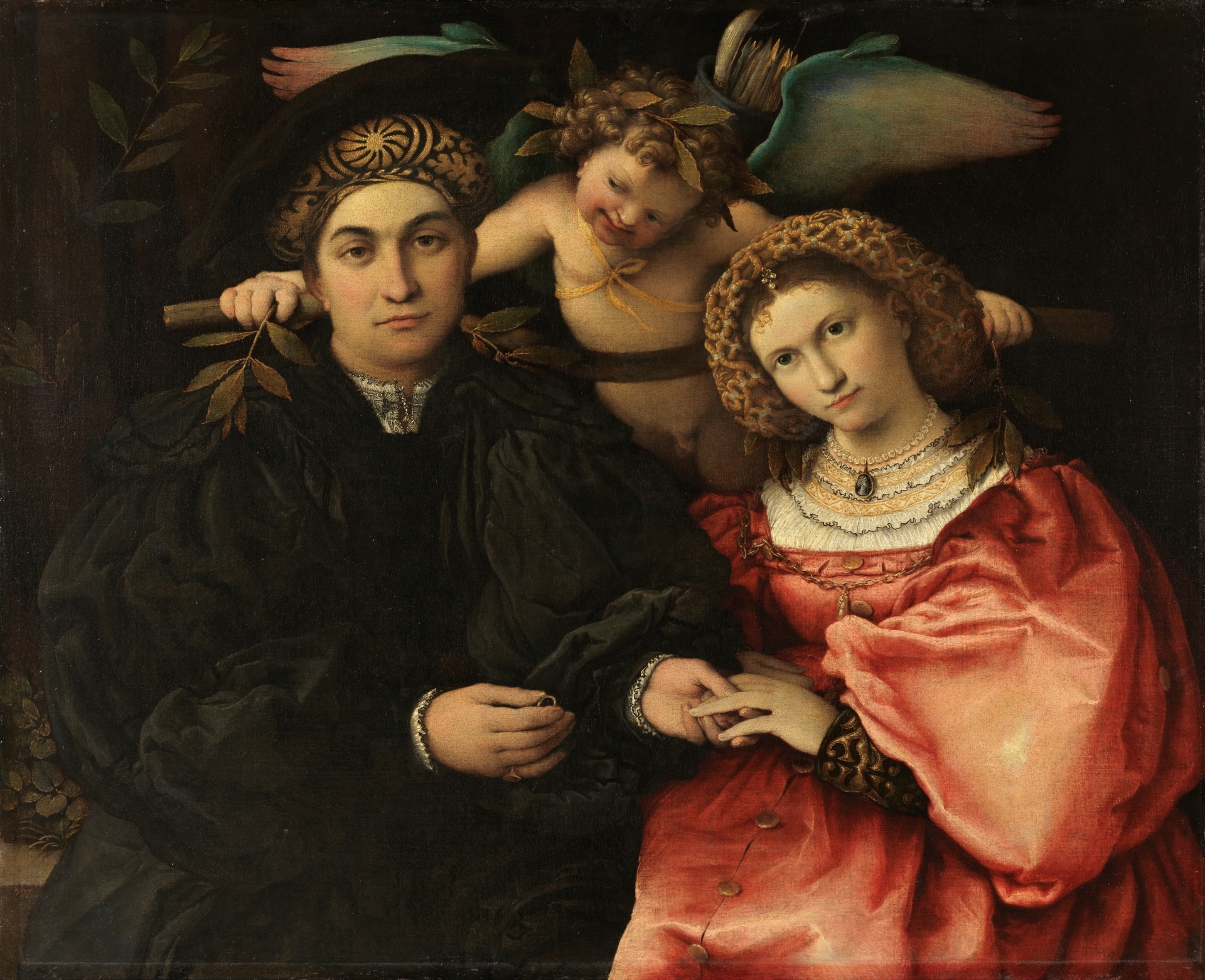 Micer Marsilio Cassotti y su esposa Faustina [Lotto]