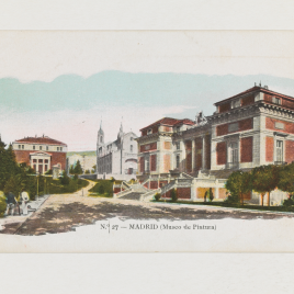 Museo del Prado, vista de la fachada norte o de Goya.