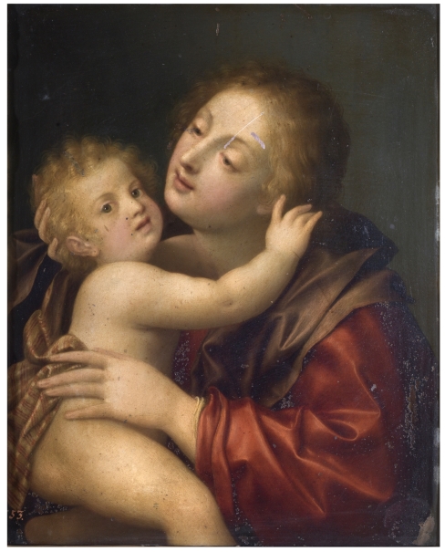 Imagen de la obra: "La Virgen con el Niño"