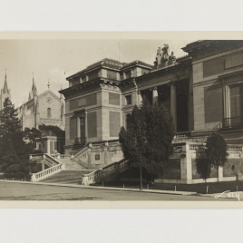 Museo del Prado, vista de la fachada norte o de Goya