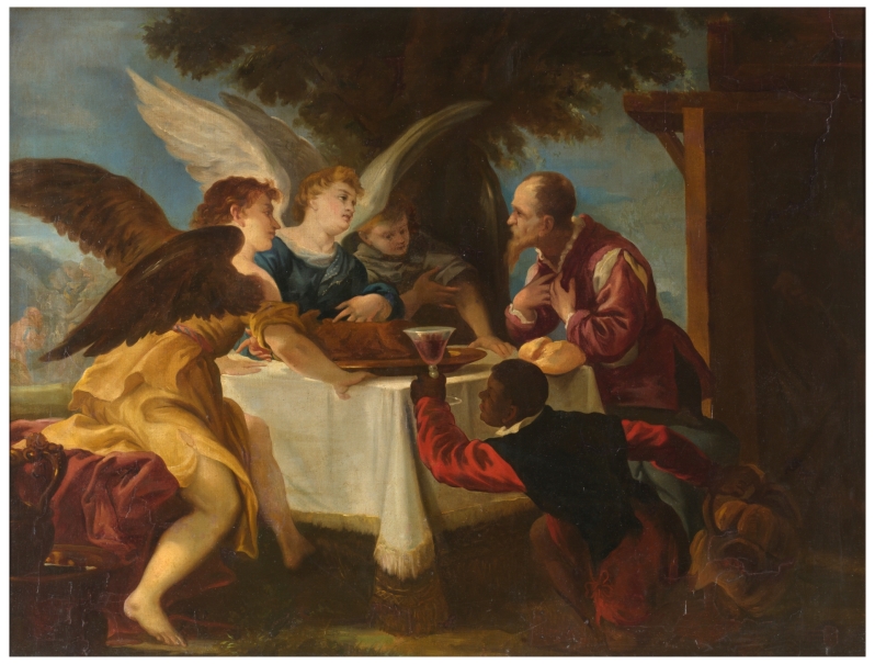 Imagen de la obra: "Abraham y los tres ángeles"