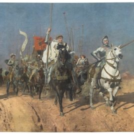 Los comuneros de Castilla salen de Valladolid al mando de don Juan de Padilla y el obispo de Zamora
