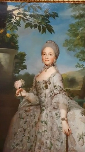 Retrato de boda de María Luisa de Parma, por Anton Rafael Mengs (1765)