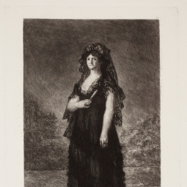 Queen María Luisa, in a Mantilla