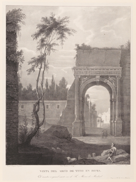 Imagen de la obra: "El Arco de Tito en Roma"