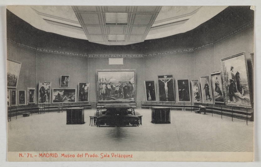 Imagen de la obra: "Museo del Prado, vista sala de Velázquez"
