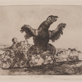 El buitre carnívoro