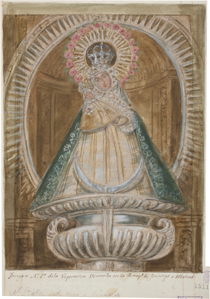 Image of the artwork: "The Virgin of Hope at her Altar"