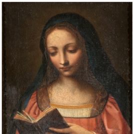 La Virgen leyendo