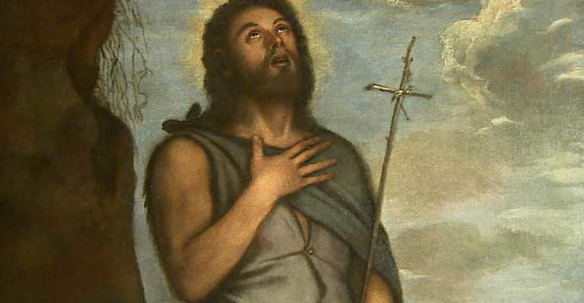 El trabajo de los restauradores del Prado ha permitido descubrir un <em>San Juan Bautista</em> de Tiziano