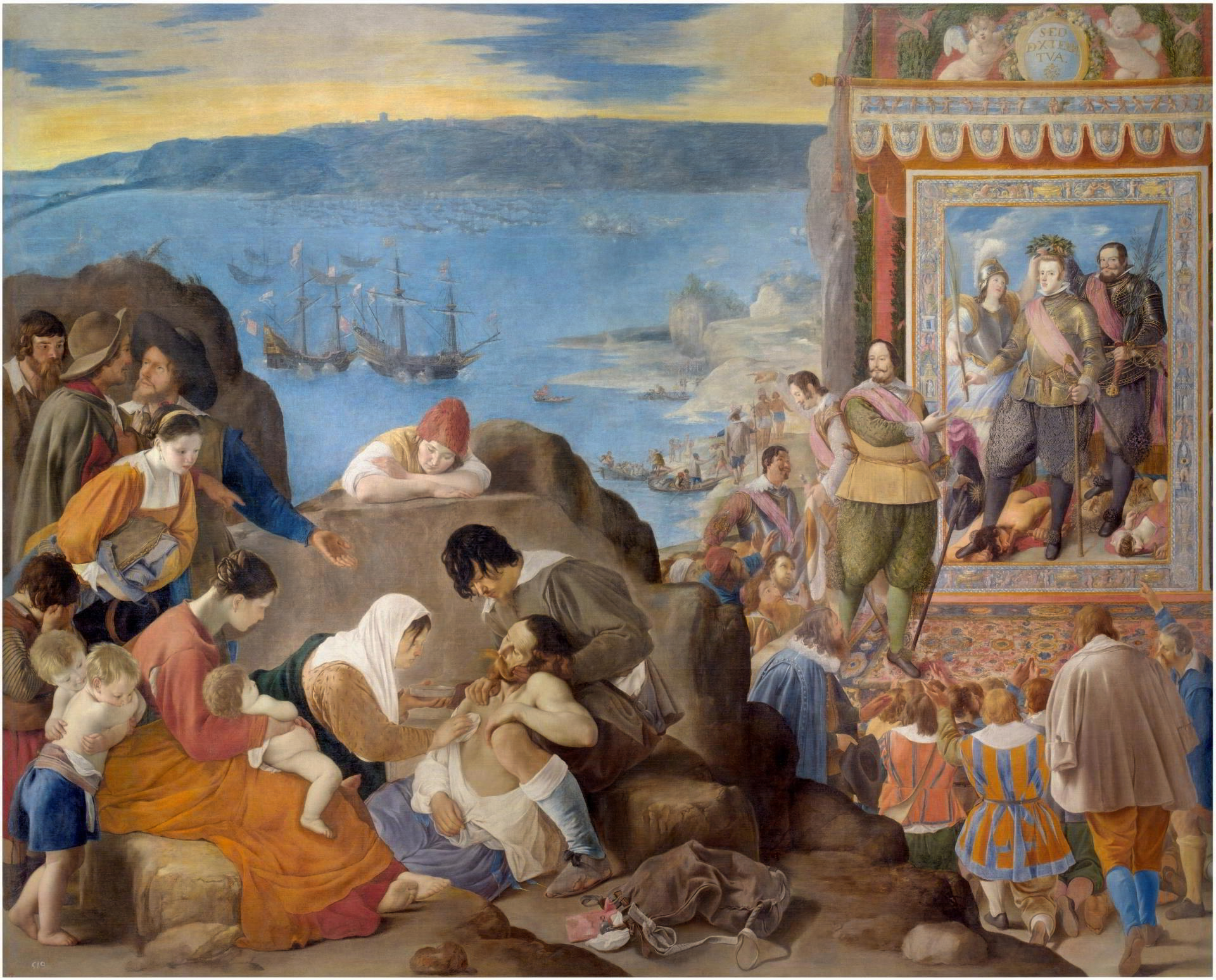 La recuperación de la Bahía de Todos los Santos. Fray Juan Bautista Maíno