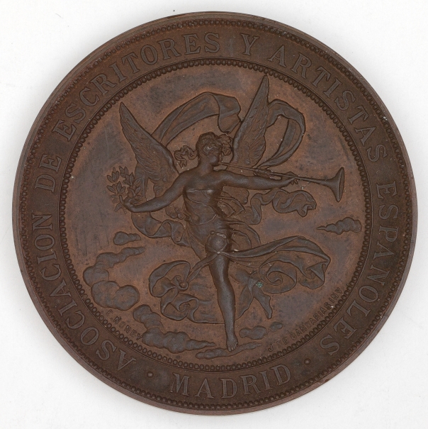 Imagen de la obra: "Medalla de la Exposición Literario Artística, 1884-85"