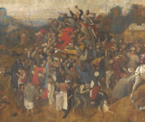 El vino de la fiesta de San Martín, Pieter Bruegel el Viejo