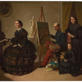 El pintor carlista y su familia