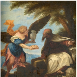 El profeta Elías y el ángel