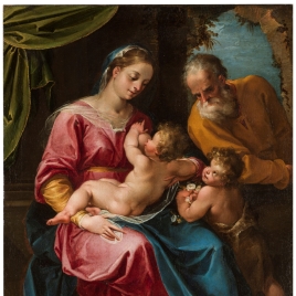 The Holy Family with Saint John