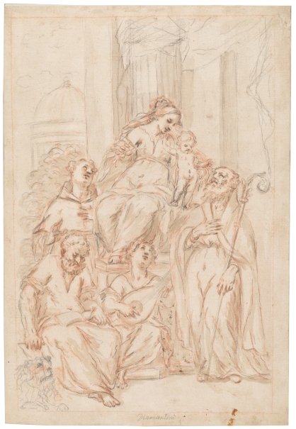 Image of the artwork: "The Virgin and Child with Saints"