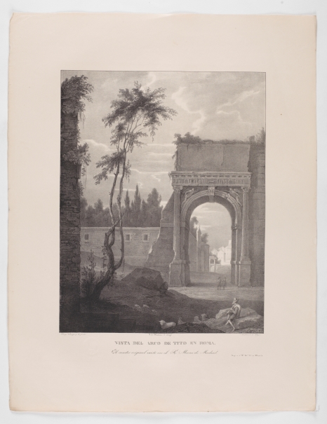 Imagen de la obra: "El Arco de Tito en Roma"