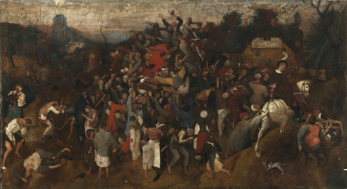 El vino de la fiesta de San Martín de Bruegel el Viejo