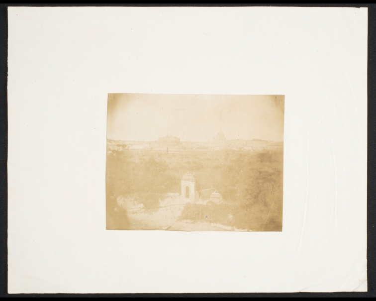 Imagen de la obra: "Vista del Vaticano desde el Monte Mario, Roma"