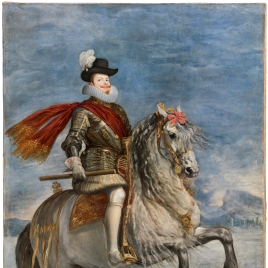 Felipe III, a caballo