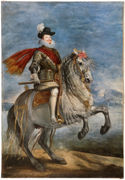 Felipe III, a caballo
