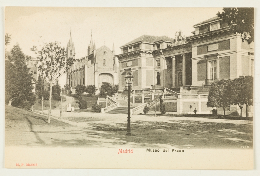 Imagen de la obra: "Museo del Prado, vista de la fachada norte o de Goya"