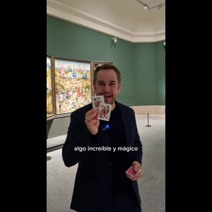 Arte y magia en el Museo del Prado con el ilusionista Jorge Blass