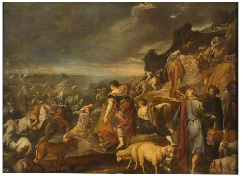 Imagen de la obra: "El paso del mar Rojo"