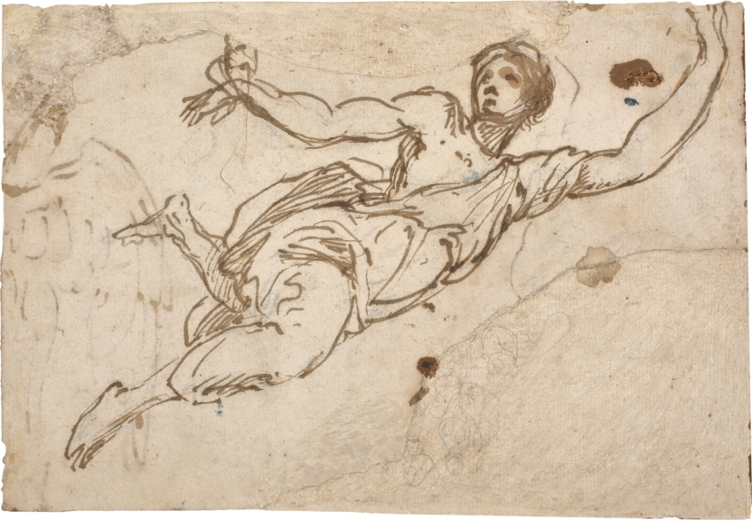 Imagen de la obra: "Figura femenina volando"