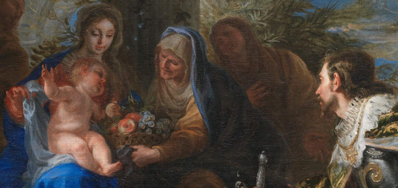 <em>La Virgen y el Niño adorados por san Luis, rey de Francia</em>, de Claudio Coello