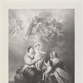 La Virgen con el Niño, san Juanito, santa Isabel y el Padre Eterno