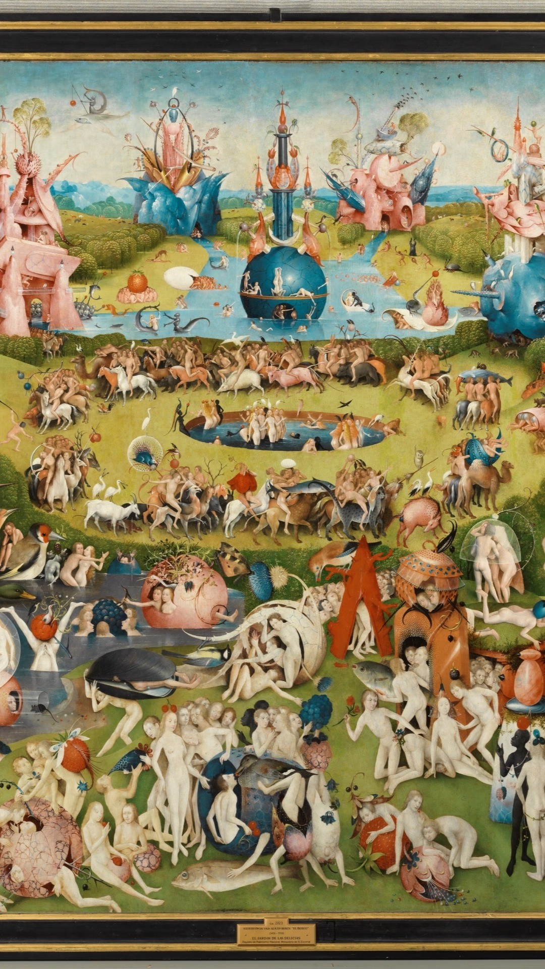"El jardín de las Delicias", del Bosco