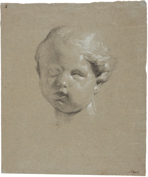Imagen de la obra: "Cabeza de niño de frente"