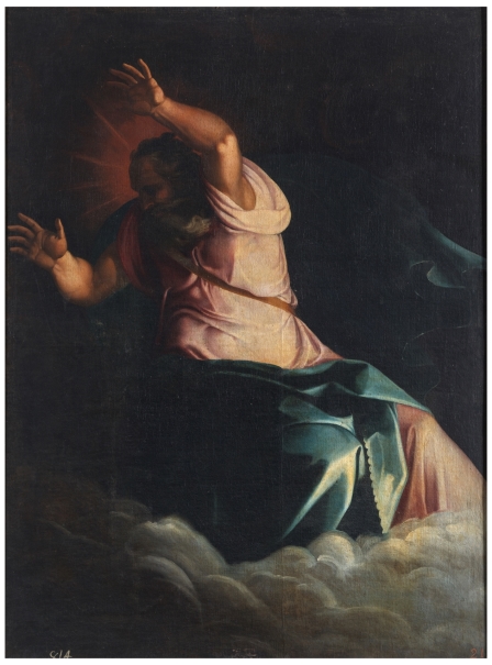 Imagen de la obra: "El Espíritu de Dios elevado sobre las aguas"