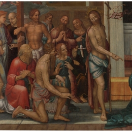 Cristo presenta a la Virgen a los redimidos del Limbo