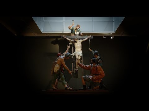 A Holy Week Processional Sculpture Enters the Museo del Prado
