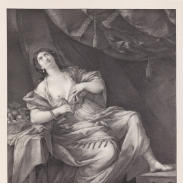 Cleopatra dándose muerte